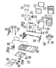 Genuine Mopar Rear Seat Cushion Frame 68272036AC New. Price: $209.48.