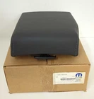 New Oem Mopar Leather Console Lid Armrest 2008-2010 Jeep Commander Dark Grey. Price: $150.00.