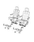Genuine Mopar Rear Seat Wiring Right 68101328AA New. Price: $39.79.