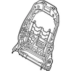 Genuine Bmw Backrest Frame, Left 52-10-7-496-837 New. Price: $455.73.