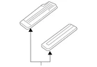 Genuine Nissan Seat Track Cover 88595-3JA2A New. Price: $24.25.