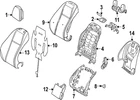Genuine Mercedes-benz Cover Backrest 206-910-53-08-9J69 New. Price: $97.58.