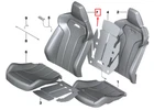 Bmw F30 F80 Front Right Leather Cover Sport Backrest 52108058276 No Duties New. Price: $1749.73.