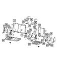 Genuine Mopar Rear Seat Cushion Frame 68272035AC New. Price: $116.74.
