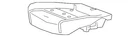 Genuine Gm Seat Cushion Pad 84552595 New. Price: $145.22.