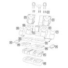 For Jeep Cherokee 2021-2022 Rear Left Seat Back Cushion Cover New. Price: $532.44.