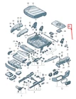 New Audi A8 Front Seat Air Guide Channel 4H0882121. Price: $32.22.