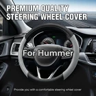 For Hummer Sport Grip Suv Truck Car Steering Wheel Cover Nappa Leather Blackgray New. Price: $23.99.
