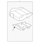Genuine Hyundai Cushion Assembly 88104-D3311-RTE New. Price: $1106.43.