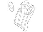 Genuine Mercedes-benz Outer Cov Rear Seat Backr 222-920-78-11-7N31 New. Price: $887.50.