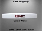 New 09 10 11 12 13 14 Gmc Yukon License Cover Applique Trim Oem White. Price: $49.00.