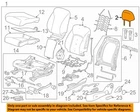 Gm Oem 11-16 Cruze Limited Seats Tracks Driver Components-headrest 95972782 New. Price: $40.52.