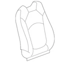 Genuine Gm Ebony Passenger Seat Back Cushion Cover 25984368 New. Price: $69.20.