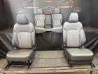 24-25 Subaru Xv Crosstrek Power Front & Rear Seats Gray Leather Orange Stitching Used. Price: $800.00.