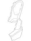 Genuine Nissan Seat Back Recliner Adjustment Mechanism Cover 88408-6TA1A New. Price: $17.10.