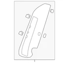 Genuine Honda Seat Back Bolster Assembly 84142-T20-A01ZA New. Price: $47.60.
