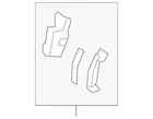 Genuine Nissan Seat Back Recliner Adjustment Mechanism Cover 88456-3JA0A New. Price: $51.78.