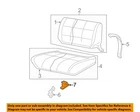 Chrysler Oem 97-02 Wrangler Seats Tracks Rear Components-bracket 55217130AC New. Price: $12.56.