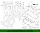 Folding Seat Lock Striker KB3Z-2662440-A Ford Maverick 2022-2024 New. Price: $55.23.