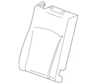 Very Light Platinum Rear Passenger Side Seat Back Cushion Cover (22891038) New. Price: $265.92.