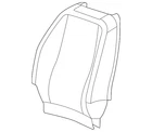 Genuine Gm Light Titanium Driver Seat Back Cushion Cover 22870140 New. Price: $60.48.