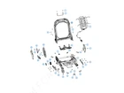 Seat Back Frame Mopar 68276609AF New. Price: $65.00.