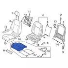 Genuine Ford Seat Cushion Foam LK4Z-9963222-C New. Price: $153.88.