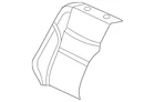 Genuine Honda Seat Back Cushion Cover 04811-TK8-A00ZB New. Price: $330.01.