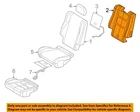 Chrysler Oem 13-22 Durango Rear Components-seat Back Pad 68163748AA New. Price: $232.93.