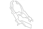 Genuine Nissan Seat Back Recliner Adjustment Mechanism Cover 87324-4JA0A New. Price: $93.11.