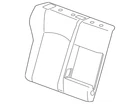 Genuine Gm Fury Red Rear Passenger Side Seat Back Cushion Cover 95086373 New. Price: $26.55.
