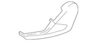 Genuine Mercedes-benz Cover 166-910-20-04-8N84 New. Price: $64.35.