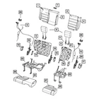 For Jeep Wrangler Jk 2018 Mopar 5MH70XDBAB 2ND Row Seat Back Cover, Right New. Price: $465.43.
