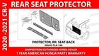 2020 2021 Honda Cr-v Genuine Oem Rear Seat Protector 08U43-TLA-100 New. Price: $139.40.