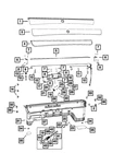 Genuine Mopar Storage Bin Lid Latch Left 68204485AA New. Price: $124.02.