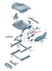 New Audi Q7 Front Left Seat Frame Trim Panel Bracket 4M0882633B No Duties. Price: $41.79.