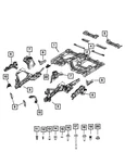 Genuine Mopar Front Seat Cross-member Left 68438751AC New. Price: $58.62.