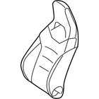Genuine Mercedes-benz Oe Outer Cover, Seat Backr. 177-910-57-07-9E43 New. Price: $1276.13.