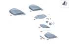 Genuine Mercedes-benz Padding Front Seat Backr 167-910-70-05 New. Price: $246.32.