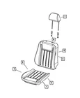 Genuine Mopar Front Seat Cushion Frame Driver 5135283AA New. Price: $99.00.