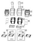 Genuine Mopar 2018-2024 Wrangler Driver Presence Detection Module Kit 68617517AA New. Price: $313.19.