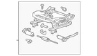 Genuine Gm Driver Seat Cushion Frame 13506136 New. Price: $664.37.