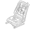 Genuine Bmw Seat Frame 52-10-7-351-865 New. Price: $2042.63.