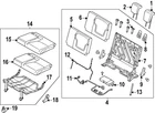 Genuine Nissan Seat Back Frame 89651-7JA1A New. Price: $452.39.