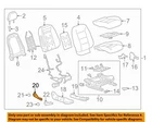 Gm Oem 16-23 Cruze Passenger Seat Components-recline Handle 84008546 New. Price: $21.94.
