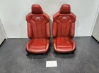 Oem Bmw F82 M4 Front Driver Passenger Sport Seats Leather Merino Red Set * Used. Price: $1699.95.