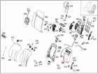 Genuine Mercedes V222 W222 X222 Backrest Right Trim Seat Base 22291020278S10 New. Price: $432.80.