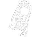 Genuine Mercedes-benz Backrest Frame 000-910-34-05 New. Price: $361.43.