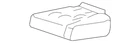 Genuine Honda Cover Rear Seat Cushion Trim *G64L* (olive) 82531-SHJ-A22ZA New. Price: $57.50.