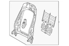 Genuine Volkswagen Seat Back Frame 1EA-881-045-H New. Price: $269.26.